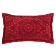 thumbnail image 1 of Rio Cotton Pillow Sham, Burgundy - King Size, 1 of 1