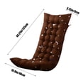 thumbnail image 2 of Ohufall Summer Multi-Purpose Thickened Cushion - Suitable for Chaise Lounge, Rocking Chair, Rattan Chair, Sofa, Tatami, Window & Floor, Cool Outdoor Chair Cushions & Indoor Seat Cushions, 2 of 3