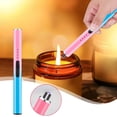thumbnail image 1 of Meitianfacai Electronic Candle Lighter Windproof Flameless USB Rechargeable Lighter With Safe Button For Home Kitchen, 1 of 6