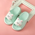 thumbnail image 2 of Kcodviy Home Slippers for Children Slipper Socks Animal Kids Little Rabbit Children Kids indoor Slipper Slippers Cartoon Soft Sole Light Up Animal Slippers in Summer Comfortable Girls Sandals at Hom, 2 of 4