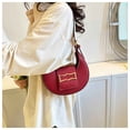 thumbnail image 2 of One Shoulder Crossbody Bag Leather Large Capacity Multi Compartment Women Bag, 2 of 3