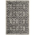 thumbnail image 1 of Safavieh Cambridge Collection CAM123E Handmade Moroccan Geometric Black and Ivory Premium Wool Runner (2'6" x 8'), 1 of 4
