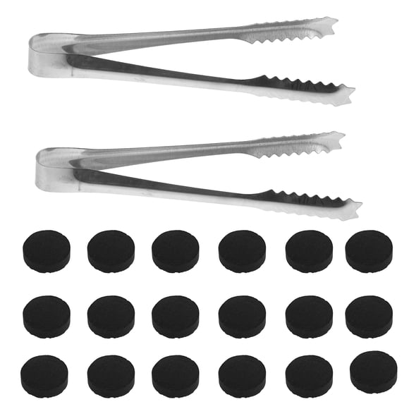 1 Ensemble de Charbon de Barbecue Extérieur Allumage Rapide pour Poêle et Foyer Cuisson Camping Pique-Niques Charbon Multifonction