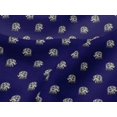 thumbnail image 4 of oneOone Viscose Jersey Fabric Elephant Block Printed Craft Fabric BTY 60 Inch Wide, 4 of 5