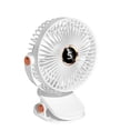 thumbnail image 1 of Rbaofujie Room Fans for Bedroom New Usb Small Fan Elementary School Dormitory Portable Mini Charger Table Clip Home Electric Fan Portable Fan Digital Display Version Rechargeable Fan Fans for Bedroom, 1 of 6