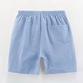 thumbnail image 3 of Under 25,2PC Kids Shorts, Solid Casual Sports, Drawstring, Summer, Kids' Outfit, Quick Dry, Comfortable Fit Classy and Comfortable|100%Polyester,Army Green,Sopatenor, 3 of 8