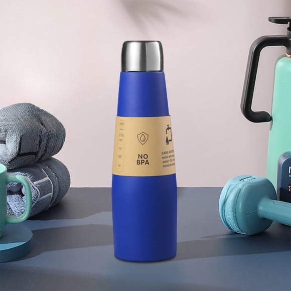 Vacuum Insulated Stainless Steel Water Bottle, 532ML Thermal Flask, Double-Wall Leakproof Travel Mug, Hot & Cold Beverage Cup for Gym, Office, Hiking, Dishwasher Safe