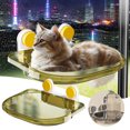 thumbnail image 1 of All Season Window Cat Bed for Indoor Cats Featuring Strong Suction Cups and a Comfortable, 1 of 6