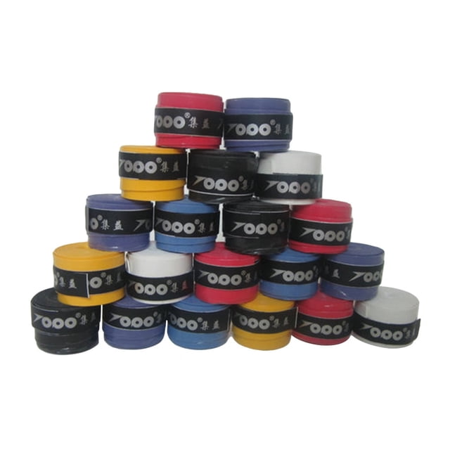 MasteelfCA 60pcs Replacement Anti-slip Racket Overgrips Over Grips Tennis Badminton Squash Racquet Tape Grips (Mix Colors)
