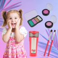 thumbnail image 2 of Real Makeup Toy Set Safe Educational Cosmetic Toy Pretend Play Toy for Girls, 2 of 9
