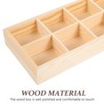 thumbnail image 4 of Wood Tea Bag Holder Desktop Tea Bag Storage Case 10 Compartments Spice Bag Holder, 4 of 6
