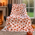 thumbnail image 1 of Hitime Halloween Throw Blanket - Halloween Tiny Pumpkin, Ultra-Soft Plush Blanket, Lightweight Warm Decor for Bed, Couch, Movie Nights (Throw - 60"x80"), 1 of 7
