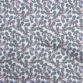thumbnail image 1 of oneOone Georgette Viscose Teal Blue Fabric Block Sewing Craft Projects Fabric Prints By Yard 42 Inch Wide, 1 of 5