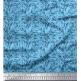 thumbnail image 1 of Soimoi Modal Satin Fabric Swirl Abstract Print Sewing Fabric Yard 42 Inch Wide, 1 of 3