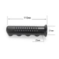 thumbnail image 1 of Lefu 2Pcs Wheelbarrow Rubber Handles, Round Tubes Black Replacement Universal Handles, 1 of 8