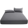 thumbnail image 2 of Daily Violete Fitted Sheet Absorbent and Quick Drying Sheets Mattress Cover, 2 of 8