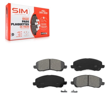 SIM Front Semi-Metallic Disc Brake Pads SIM-866 for Car Mitsubishi Jeep RVR Outlander Lancer Patriot Chrysler Dodge Compass 200 Caliber Sebring Avenger Eclipse Sport Galant Stratus