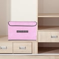 thumbnail image 5 of EGNMCR Storage Trunks Foldable Storage Box With Lid 2pcs (large + Small) Fabric Storage Box With Lid, Closet Storage Box, Room Organization, Office Storage, Toy Storage storage storage, 5 of 5