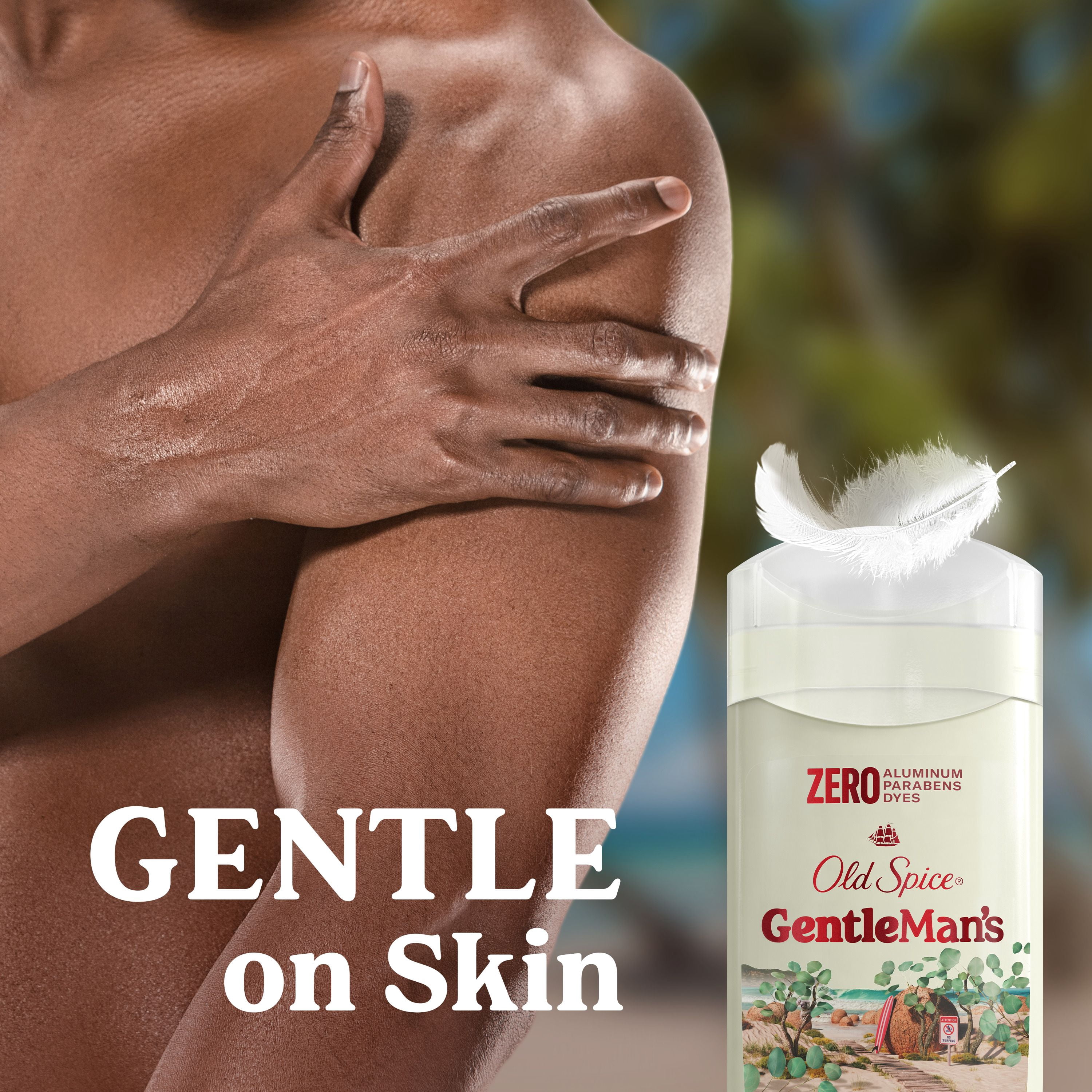 Désodorisant sans aluminium pour hommes Old Spice, Eucalyptus et huile de noix de coco