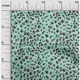 thumbnail image 1 of oneOone Silk Tabby Fabric Leopard Animal Skin Print Fabric by The Yard 42 Inch Wide, 1 of 4
