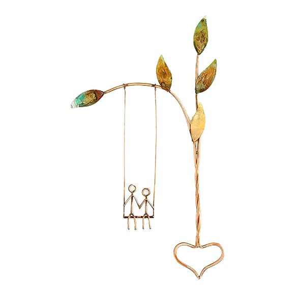 Mother's Day Love Family Swing Metal Crafts Gift Home Decoration
