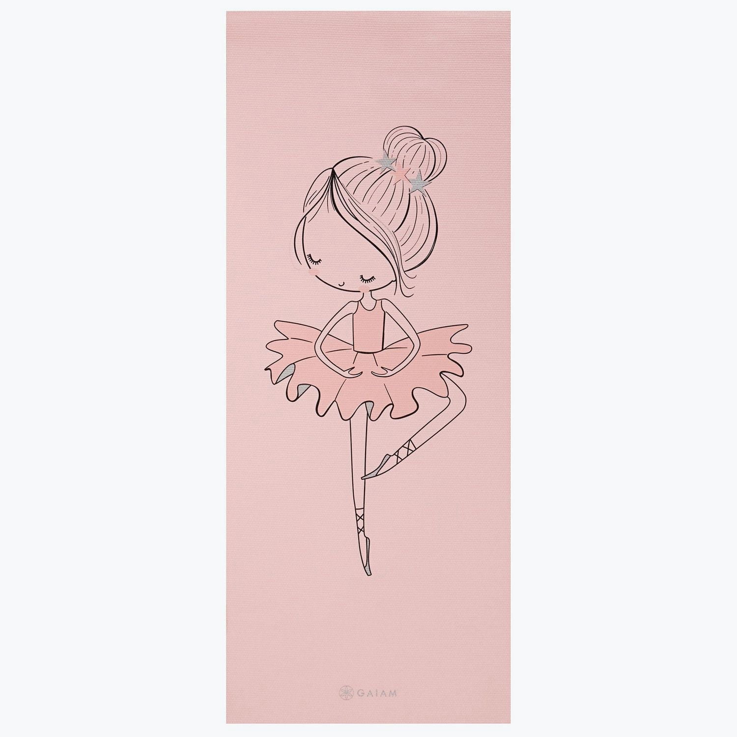 Gaiam 3MM Kids Yoga Mat Ballerina