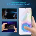 thumbnail image 3 of [3+3 Pack] Glass Screen Protector for Samsung Galaxy A35 with Camera Lens Protector, 3D Curved, 6.6 inch 2024 9H Tempered Glass for Galaxy A35 Glass Screen Protector, 3 of 6