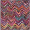 thumbnail image 1 of Safavieh Nantucket Pink Contemporary Rug - Square 8', 1 of 5