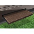 thumbnail image 1 of Prestofit Tapis d'Entrée 2-1050 Jumbo Enveloppant Plus; Crochet Enveloppant et Ressort; Largeur 23 Pouces; Espresso; Gazon Extérieur avec Endos Marin; avec Emballage Rétractable et Manche; Simple, 1 of 4