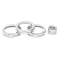 thumbnail image 1 of Filfeel 4Pcs A / C Bouton Bague Garniture Réglage du Volume Décor Adapté pour Range Rover Evoque 2012 2013 2014 2015 2016 2017 2018 Style de Voiture, 1 of 8