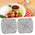 thumbnail image 4 of Silicone Fryer Liner, Heat Resistant Dishwasher Safe Fryer Liner Replacement Reusable Scratch Resistant 2pcs  For Baking Red,Black,Grey,Blue, 4 of 8