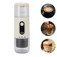 thumbnail image 1 of Portable Electric Espresso Machine, Rechargeable Travel Coffee Maker, Handheld Car Coffee Maker for Camping Hiking Office Powder and Capsules Compartment, 1 of 7