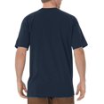 thumbnail image 2 of Dickies T-Shirt à Manches Courtes pour Homme, Col Ras du Cou, 5X, Bleu Marine Foncé, 2 of 2