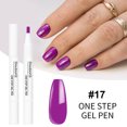 thumbnail image 1 of FcBaudy Gel pour Ongles Transparent Gel de Modelage pour Ongles pour Art des Ongles 18 Couleurs Stylo de Vernis à Ongles Doux et Rafraîchissant Colle de Vernis à Ongles 2 ml un Vernis, 1 of 2
