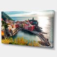 thumbnail image 2 of Vernazza Vue Aérienne de la Baie - Grande Impression sur Toile, 2 of 3
