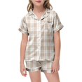thumbnail image 2 of Winter Outfits Teens Girls Outfits Hildren's Shirt And Pants Set Christmas Pyjamas Set With Pockets Christmas Set, 2 of 4