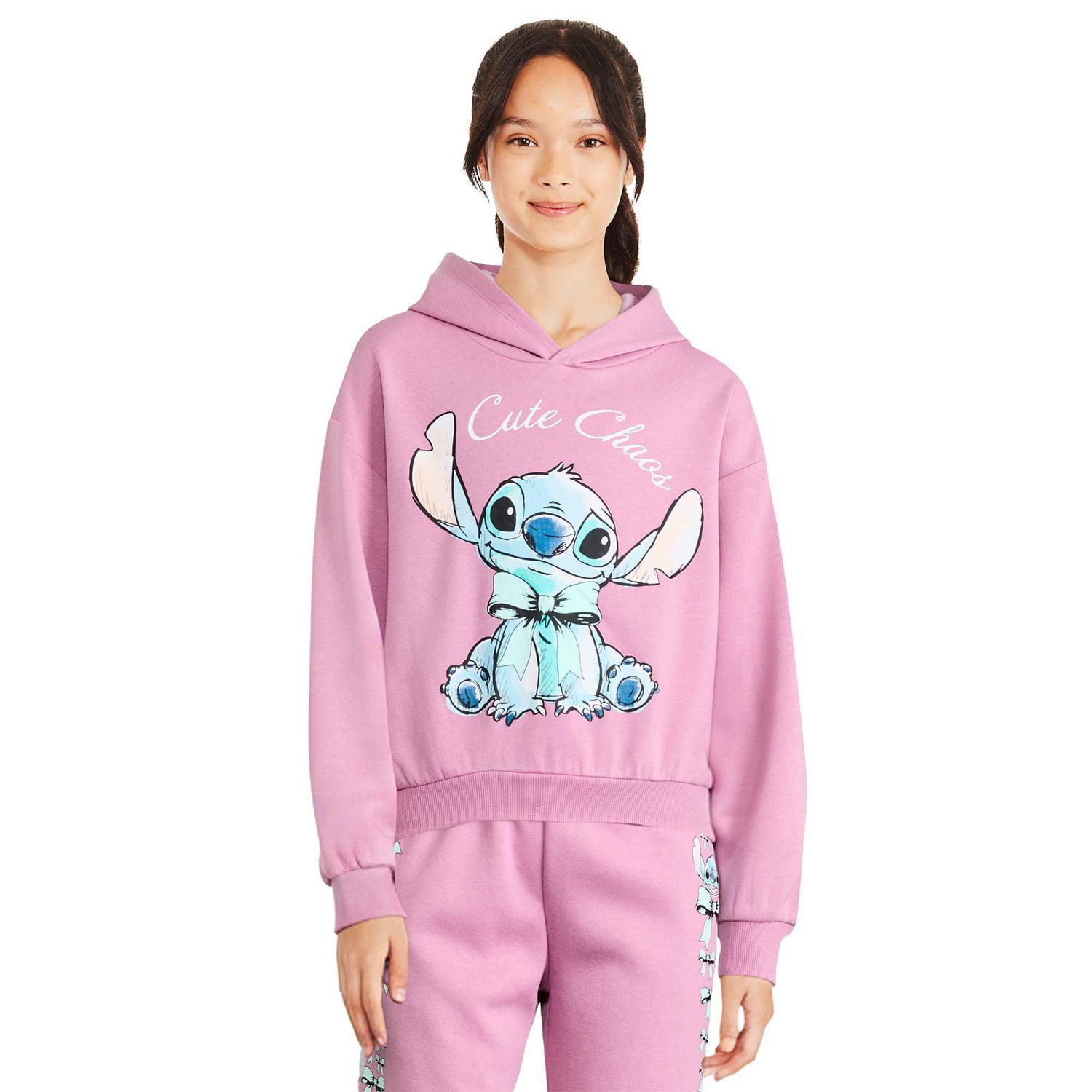 Disney Girls' Stitch Hoodie