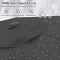 thumbnail image 3 of Patiojoy 13 FT Patio Umbrella Double-Sided Market Umbrella with 36 Solar-Powered LED Lights Cross Base Included Gray, 3 of 10