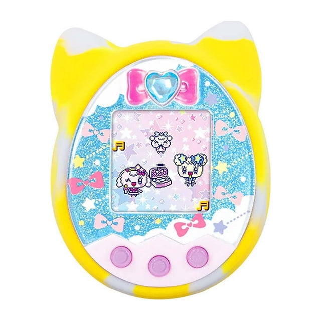 AMERTEER Protective Cover Shell Silicone Case Game Machine Cover for Tamagotchi Cartoon Electronic Game Machine