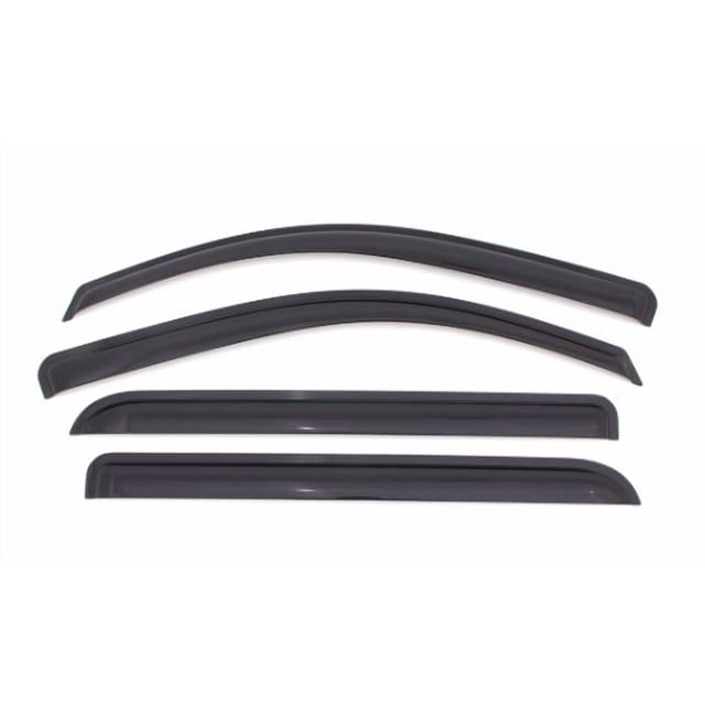Fits 2019-2021 Ford Ranger Auto Ventshade Rainguard 774070 Ventvisor; Low Profile; Tape-On; Matte Black; Set Of 4