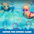 thumbnail image 3 of Joyfy 8 Pcs Pool Ring Toy Diving Set for Children, Colorful Underwater Training Pool Diving Rings, Swim Learning & Diving Skill Development, 3 of 7