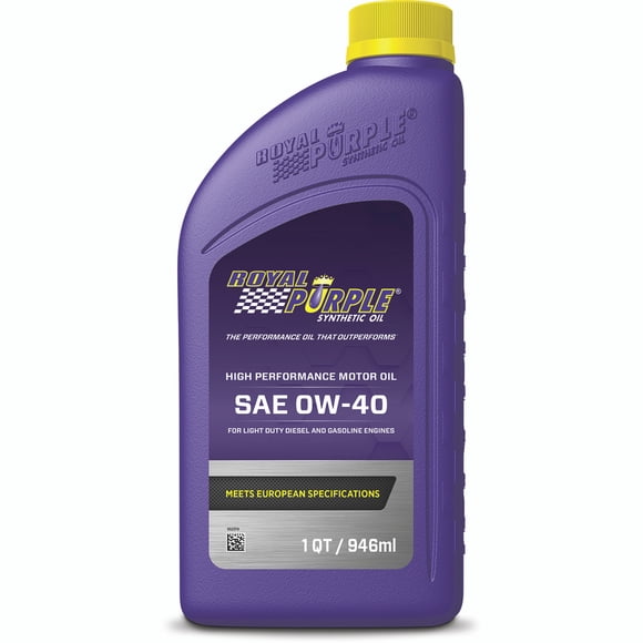 Royal Purple Oil 11484 RP Series; SAE 0W-40; Synthetic; 1 Quart Bottle; Single