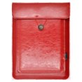 thumbnail image 1 of Double Layer High Capacity Laptop Bag Cover,Microfiber Leather NoteBook Sleeve Case For Surface Go 10" Pro7 12.3" Laptop2 Pro X, Faux Leather 10in Case, Red, 1 of 6
