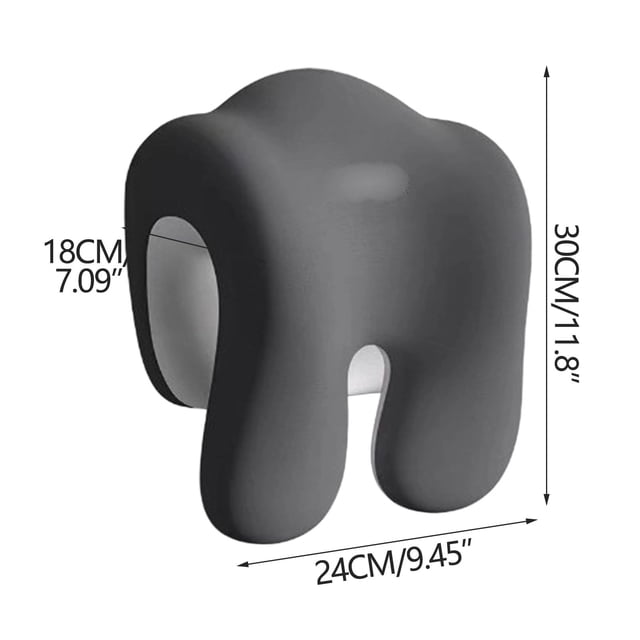 Foam Neck Pillow Supportive Pillow For Sleeping And Desk Resting And Home Use