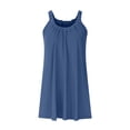 thumbnail image 4 of drppepioner Femmes Grande Taille Liquidation Robe de Plage pour Femmes Paréo de Bikini Tenue de Plage Décontractée Vacances Courte Été Robes à Col Licou, 4 of 7