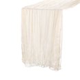 thumbnail image 1 of Unique Bargains Cheesecloth Table Runner 35'' x 134'' Rustic Gauze Beige, 1 of 7
