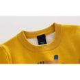 thumbnail image 4 of Pull Cartoon pour Garçons Automne Doux pour la Peau Pull Tricoté à Deux Couches Col Rond Hauts pour Tout-Petits 2-6 Ans, 4 of 7