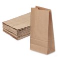 thumbnail image 1 of Grocery/Lunch Bag, Kraft Paper Multipurpose Use, Brown Paper Bags for Shopping, Storage, Small Trash Cans and More 50 Count, 1 of 5