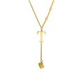 thumbnail image 1 of Pendentif Alphabet 26 Lettres Collier Lettre Initiale Mode pour Femmes E9I4, 1 of 9