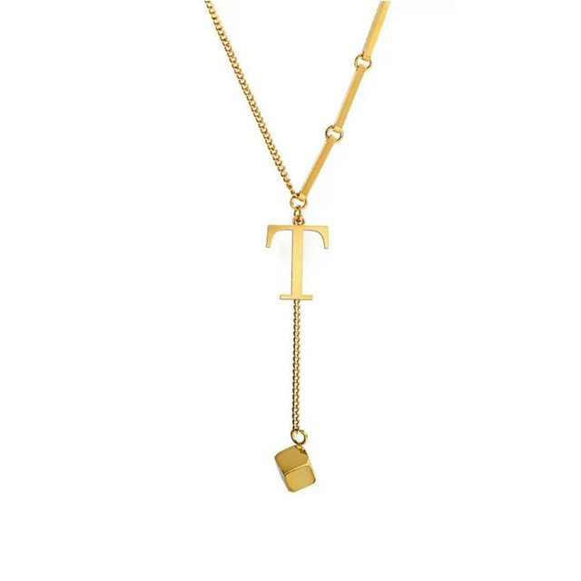 Pendentif Alphabet 26 Lettres Collier Lettre Initiale Mode pour Femmes E9I4